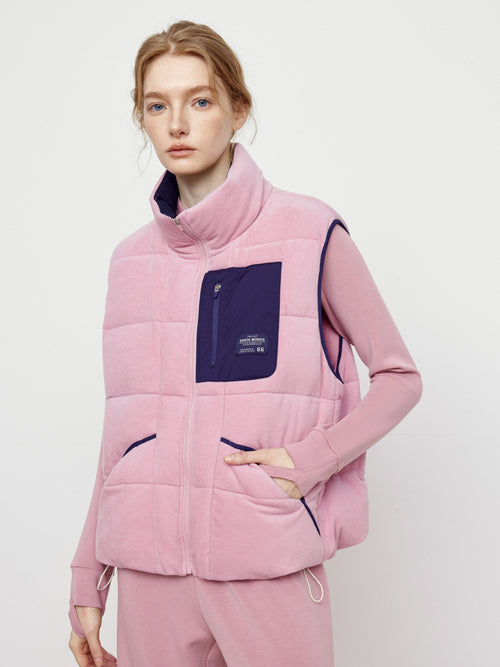 Strawberry Marshmallow Down Vest