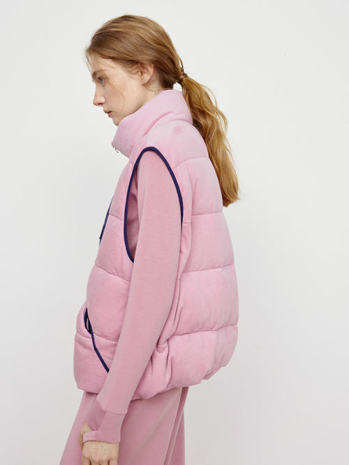 Strawberry Marshmallow Down Vest
