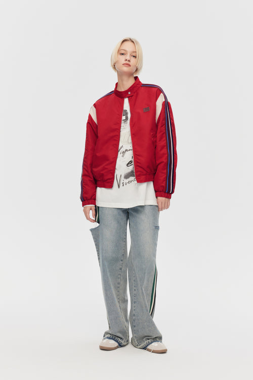 Lucky Red Biker Jacket