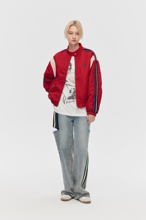Lucky Red Biker Jacket