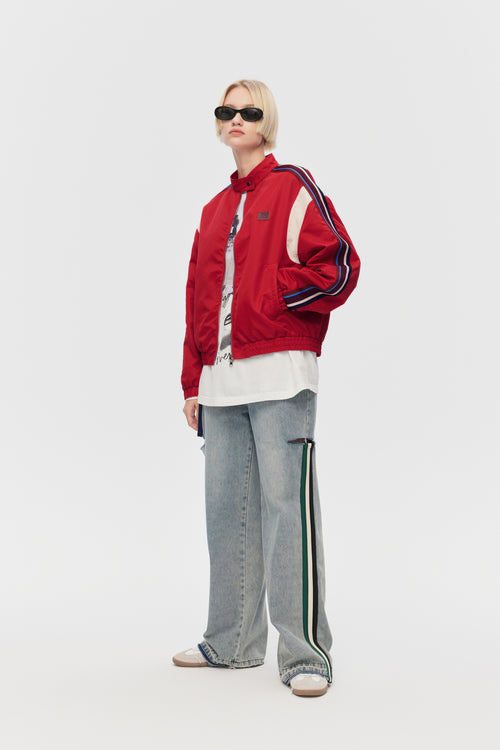 Lucky Red Biker Jacket