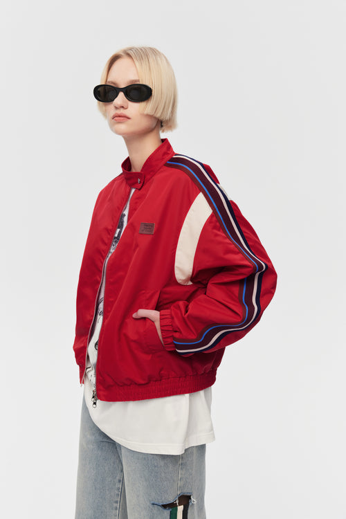 Lucky Red Biker Jacket