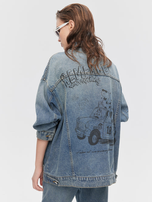 Graffiti Denim Jacket