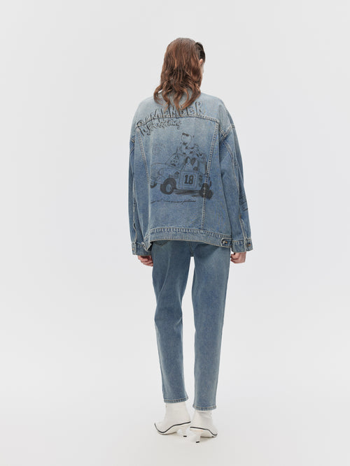 Graffiti Denim Jacket