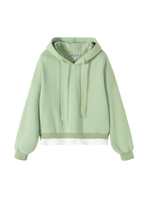 Fresh Green Hooded Sweatshirt
