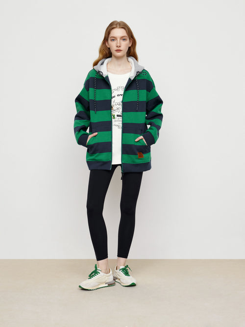 Sea Salt Milk Green Hoodie Jacket