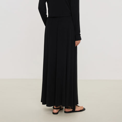Robe longue décontractée avec masque