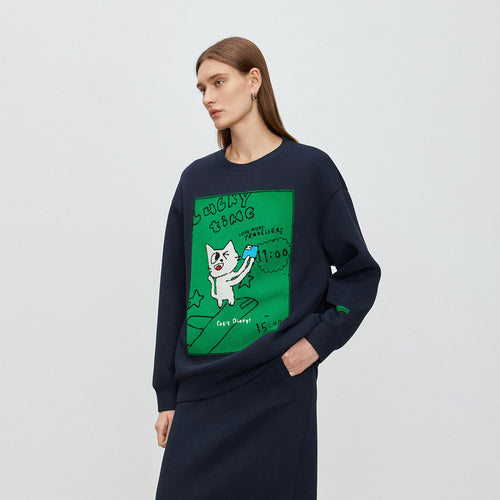 Playful Cat Sweatshirt