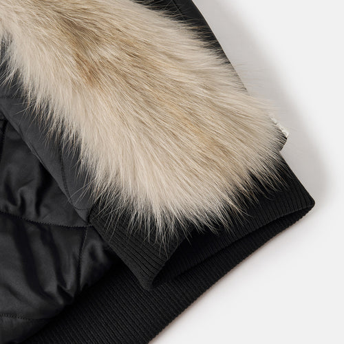 Twilight Rhythm Hair Collar Flight Jacket