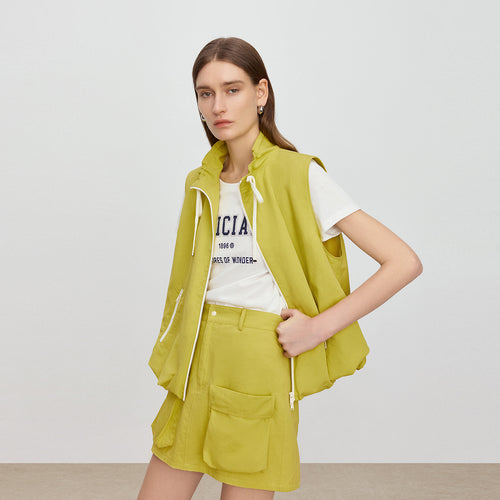 Mango Yellow Utility Vest