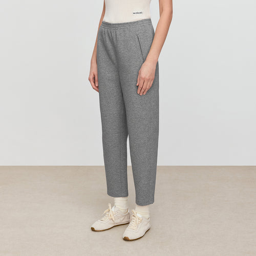 Soft Heather Gray Tapered Pants