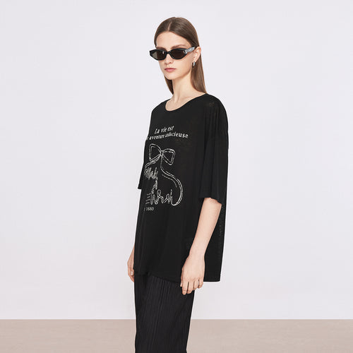 ightweight Bow T-Shirt