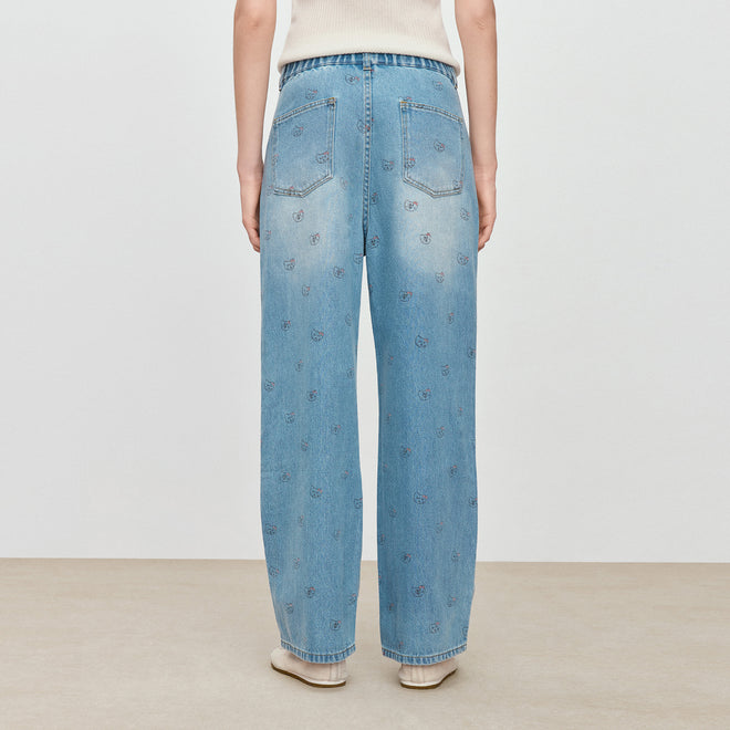 Printed Jeans