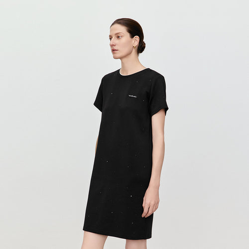 Starlight Collar Little Black Dress