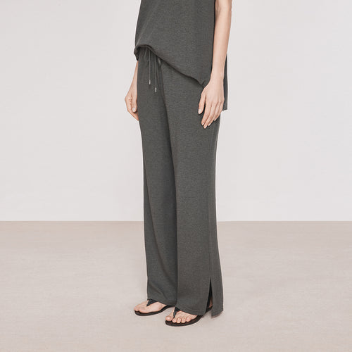 Side-Slit Relaxed Pants