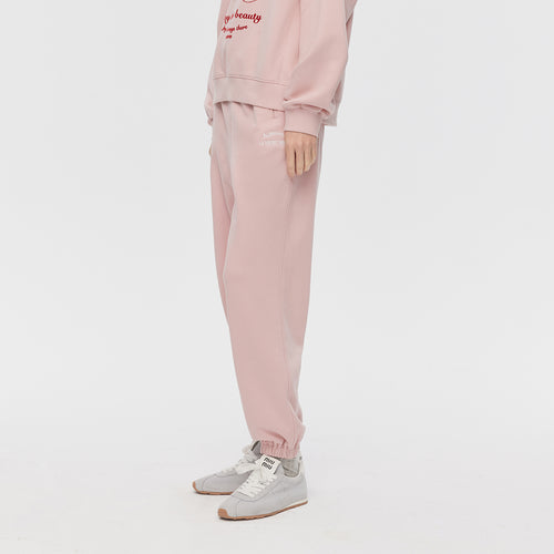 Smoke Pink Rose Sweatpants