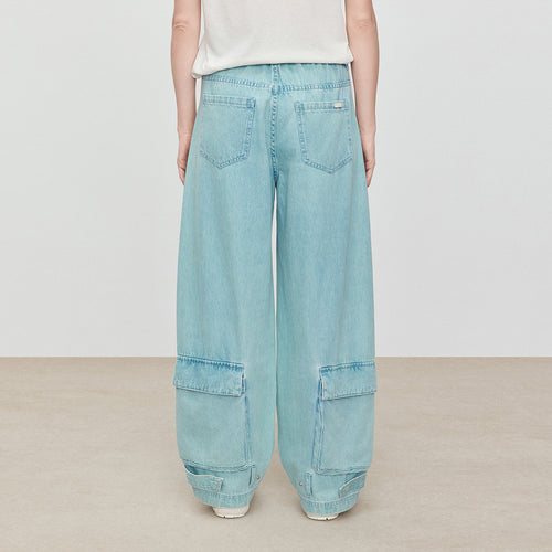 Twisted Cargo Jeans