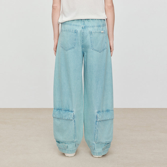 Twisted Cargo Jeans