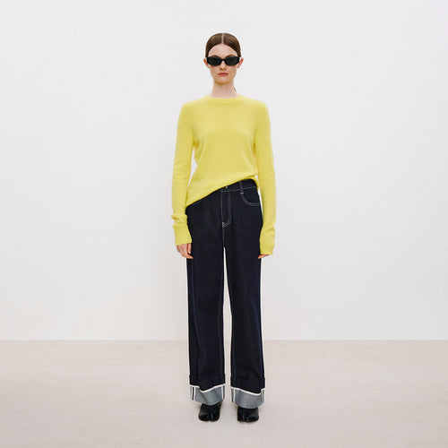 Relaxed Cuffed Jeans