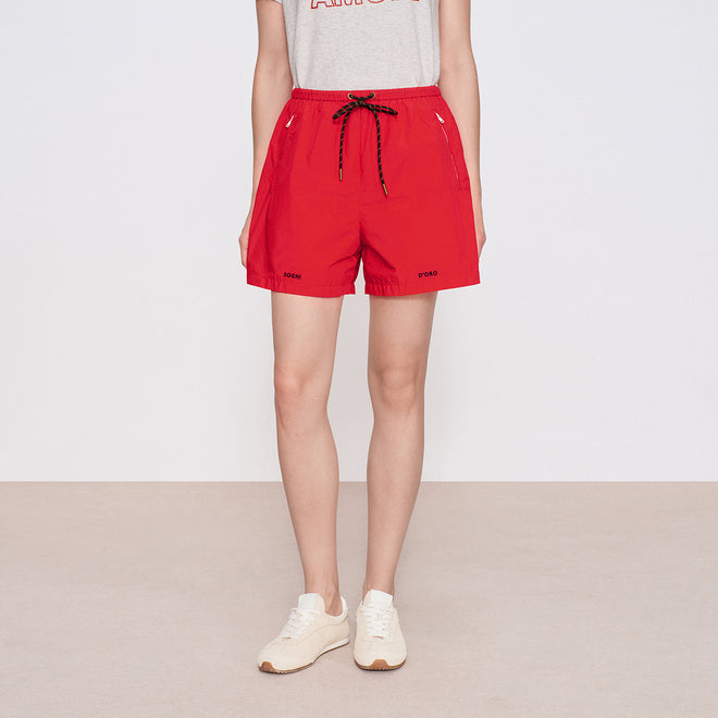Sun-Dried Tomato Red Shorts