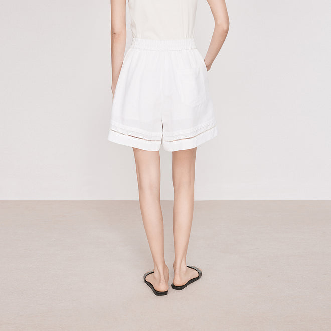 Linen Blend Shorts