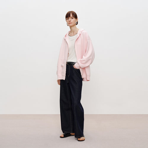 Candy Pink Hooded Jacket