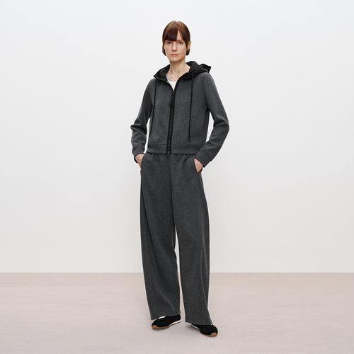 Coconut Grey Black Coffee Hooded Jacket