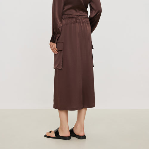 Acetate work skirt
