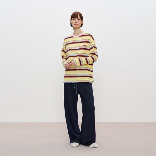 Berry Happy Stripe Tee