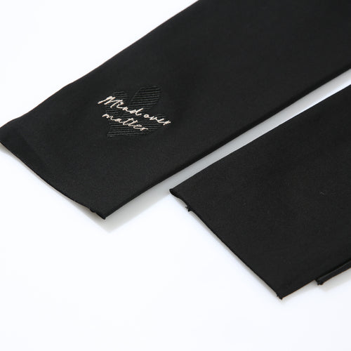 Versatile Black Cotton Stretch Pencil Pants