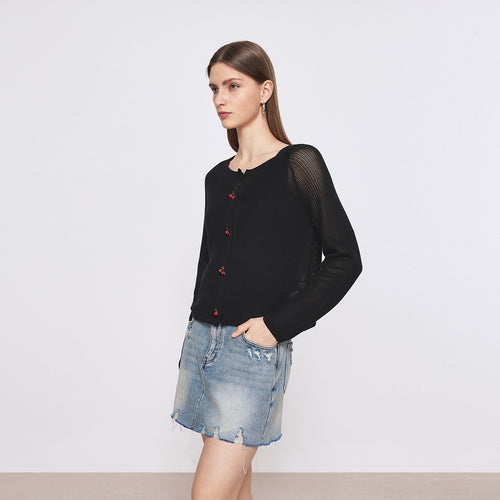 Summer Cherry Cardigan