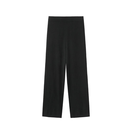 Silk cashmere trousers