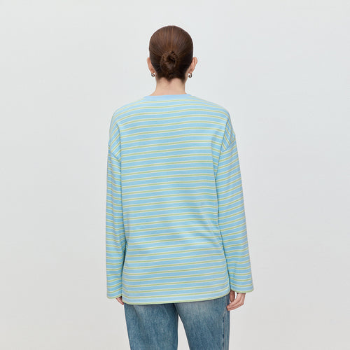 Early Spring Striped Long Sleeve Tee