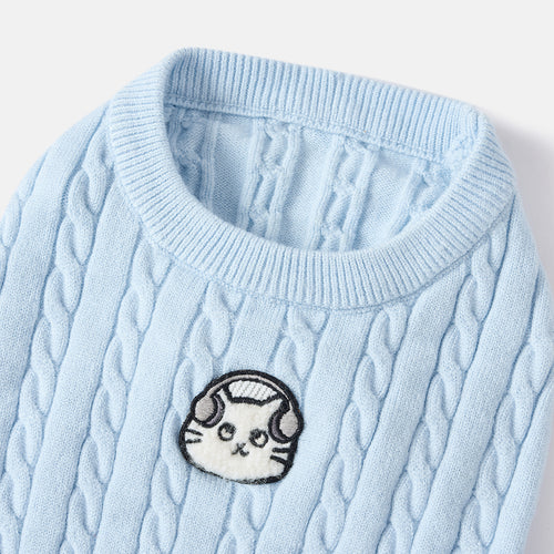 Baby Blue Pet Sweater