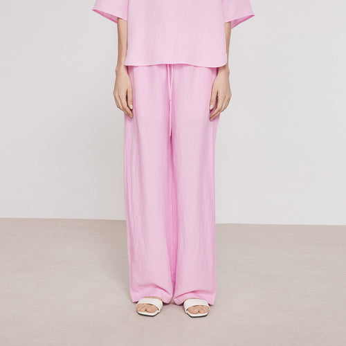 Blush Pink Linen Pants