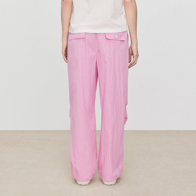 Rose Pink Parachute Pants