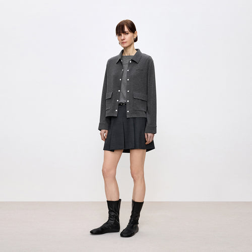 Grey Shirt-Jacket