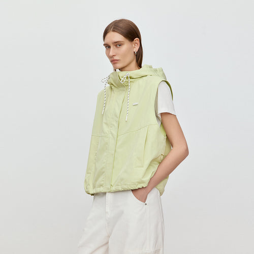 Jasmine Green Hooded Vest