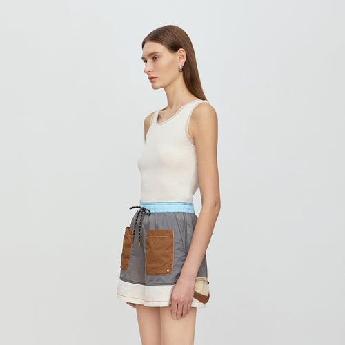 Elegant And Lightweight Vest - Natural White