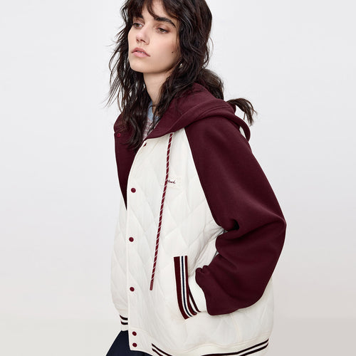 Raspberry Berry Varsity Jacket