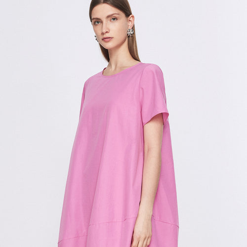 Berry Rose Balloon Dress