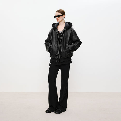 Cat Ear Hooded Puffer Jacket