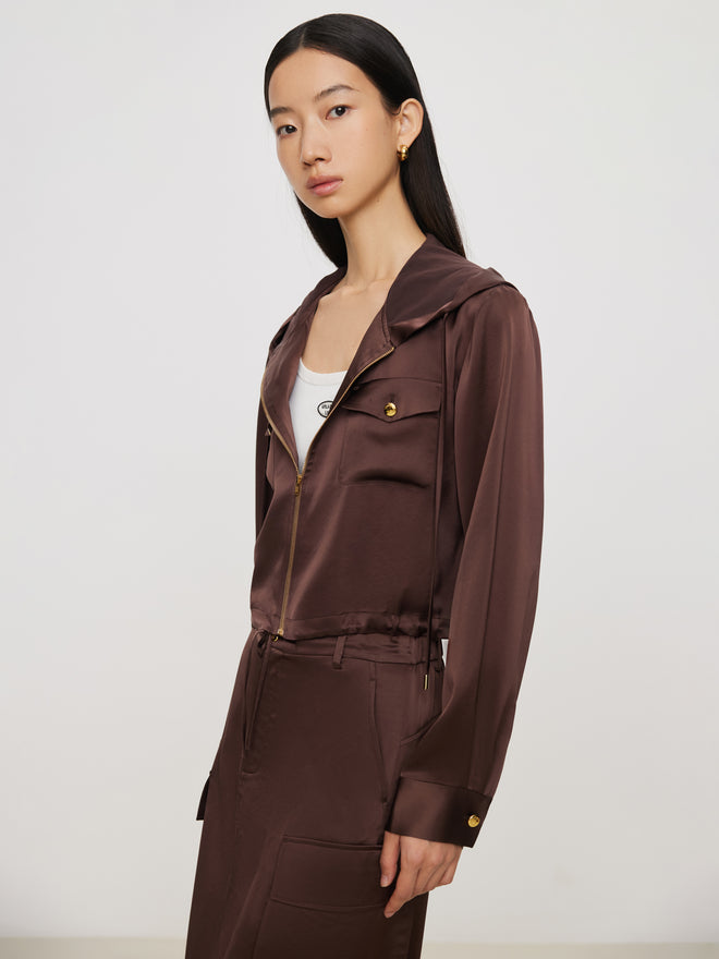Acetate short jacket