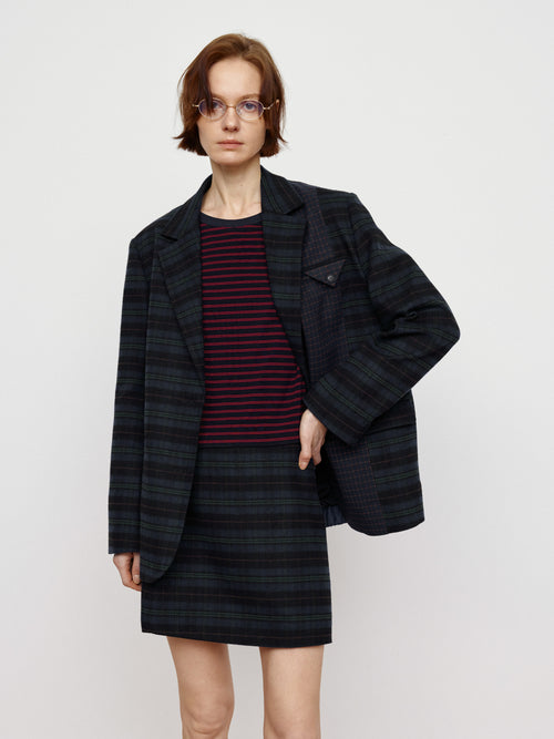 Vintage Patchwork Suit- Blazer