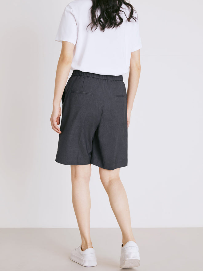 Dark Gray Suit Shorts-Sample