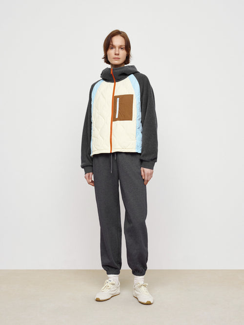 Vintage Color Blocked Thin Down – Urlazh New York