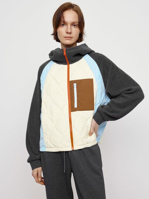 Vintage Color Blocked Thin Down – Urlazh New York