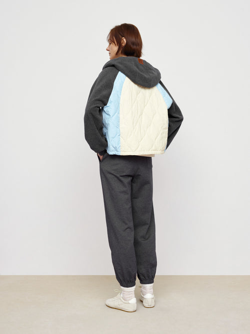 Vintage Color Blocked Thin Down – Urlazh New York