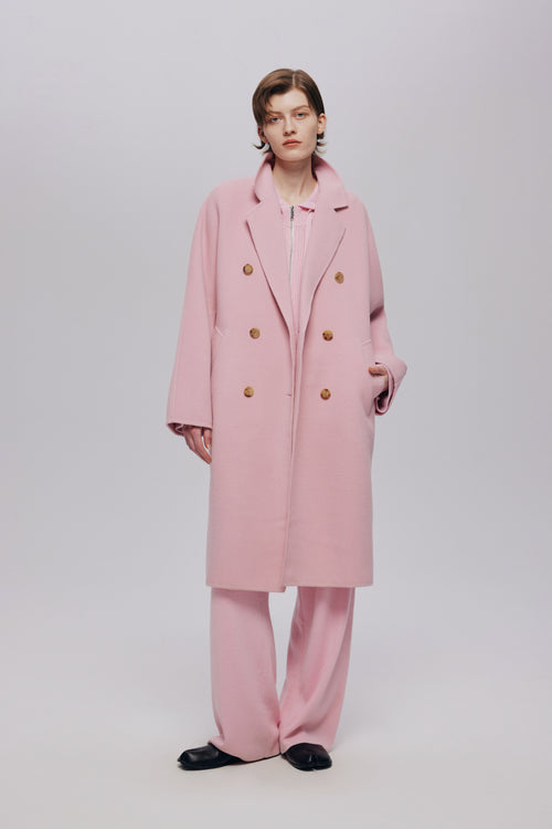 Soft Pastel Colour Long Coat