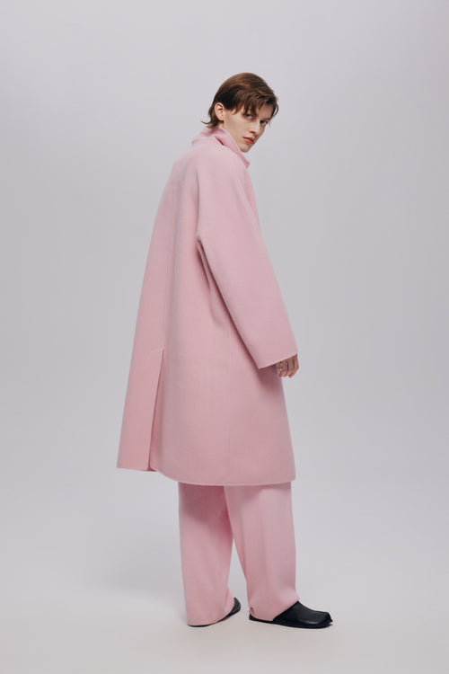 Soft Pastel Colour Long Coat